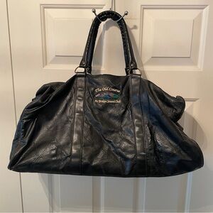 Black Leather Men's Bag